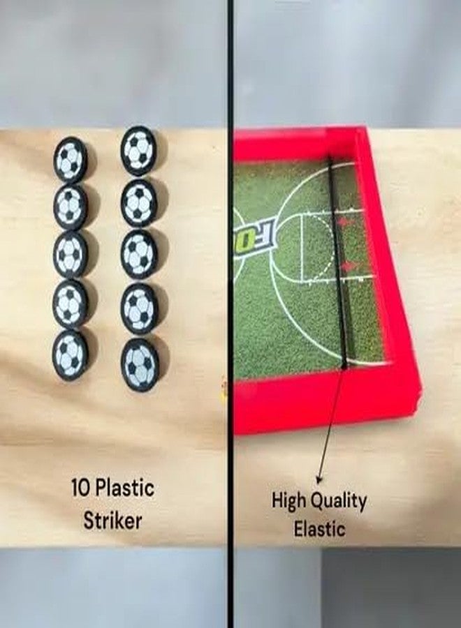 KIDDOVATE Sparkling String Football Basketball Hockey Table Board Game | Fast Sling Board Game for Kids and Adults | Interactive Game | Hand Eye cordination | Brain Development - Image 4